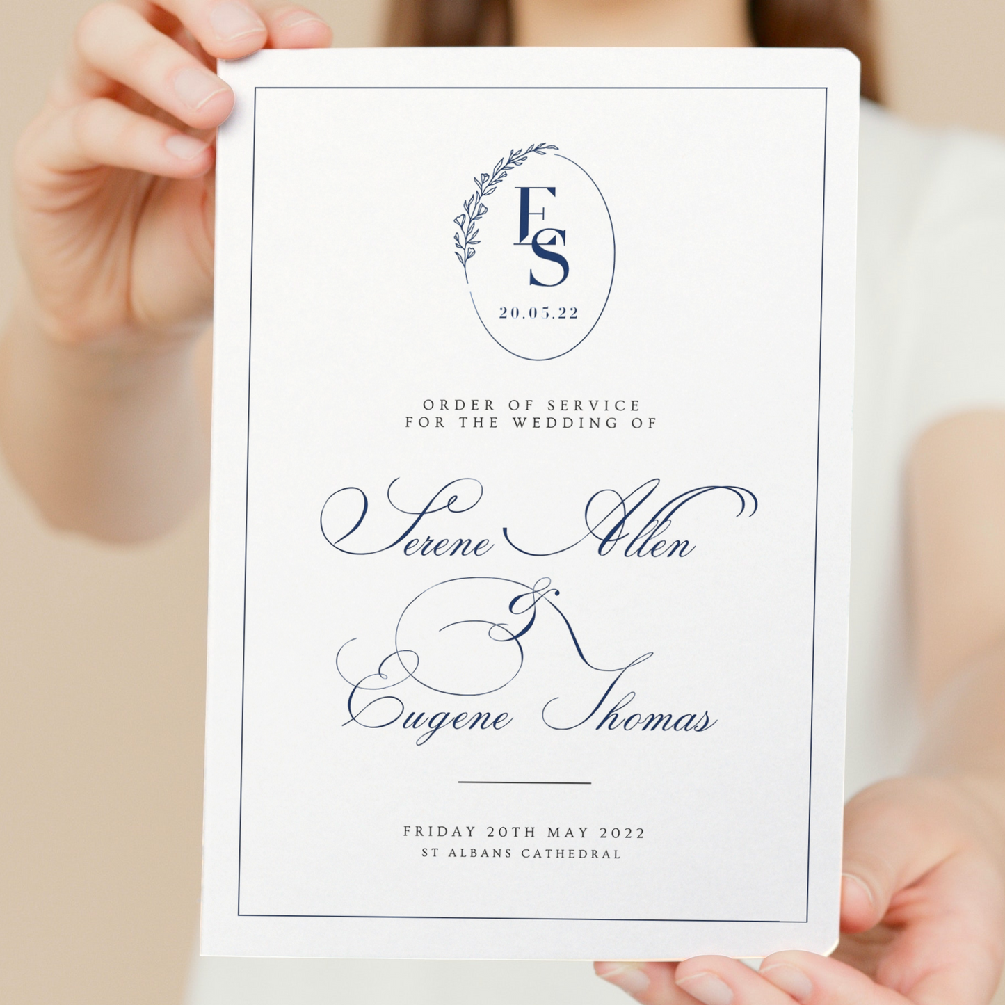 Order of Service brochures | 8 pages