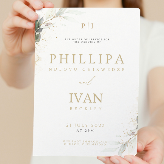 Order of Service brochures | 8 pages