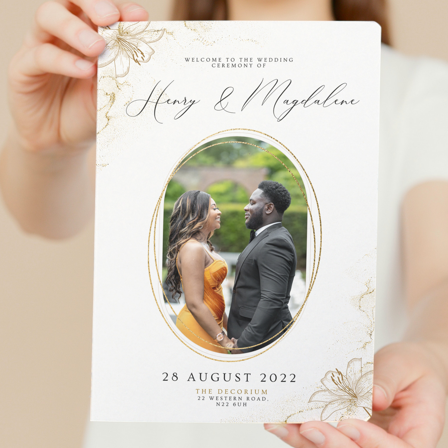 Order of Service brochures | 8 pages