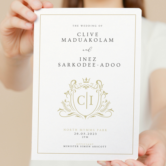 Order of Service brochures | 8 pages