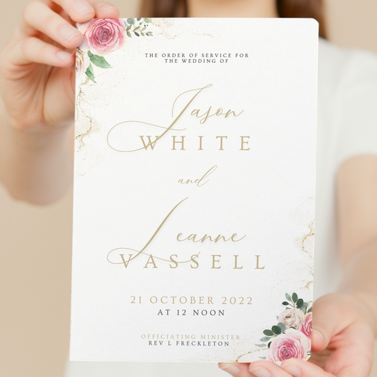 Order of Service brochures | 8 pages