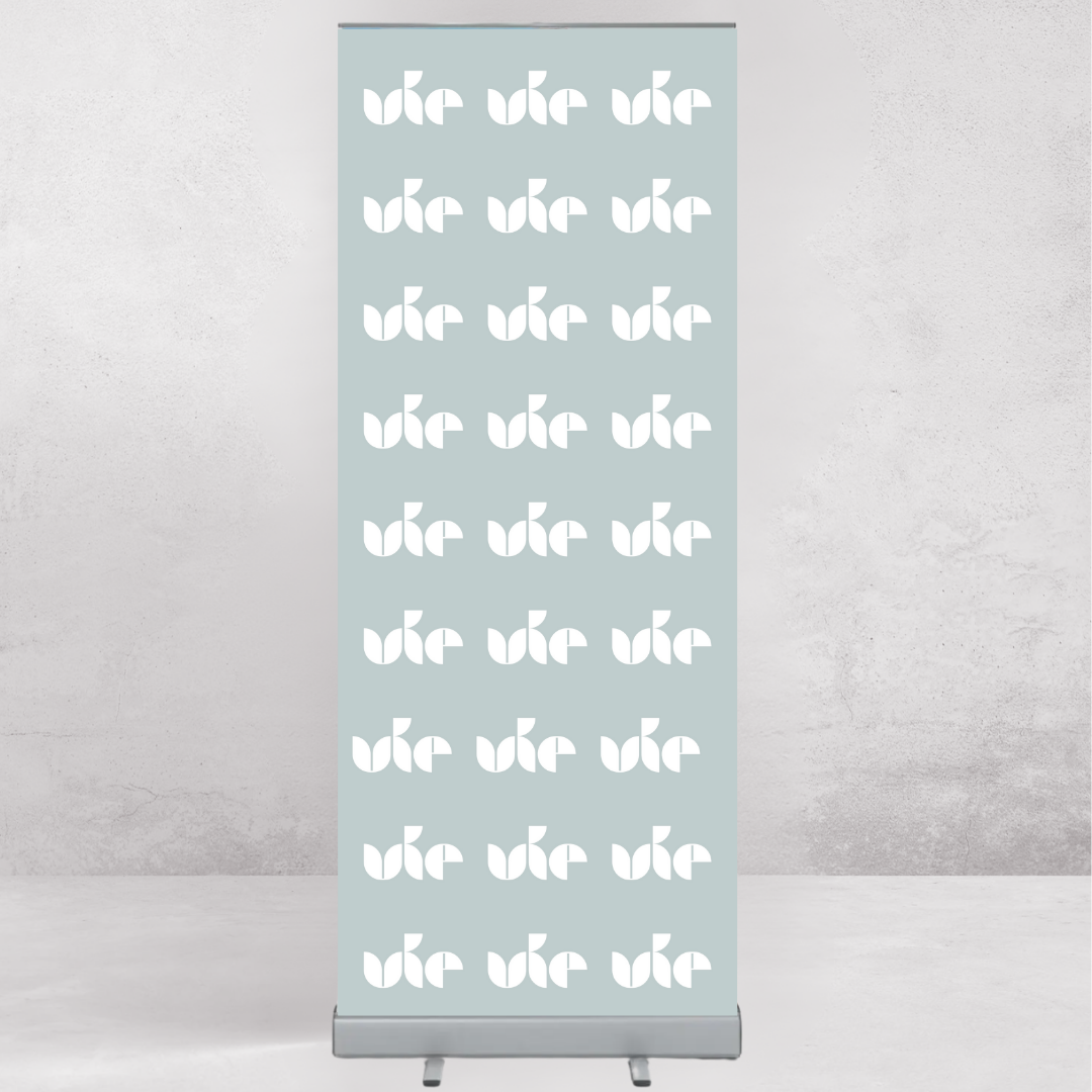 Step and Repeat Roller Banner