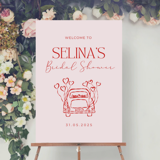 Issa Bridal Shower Welcome Sign | Event Signage
