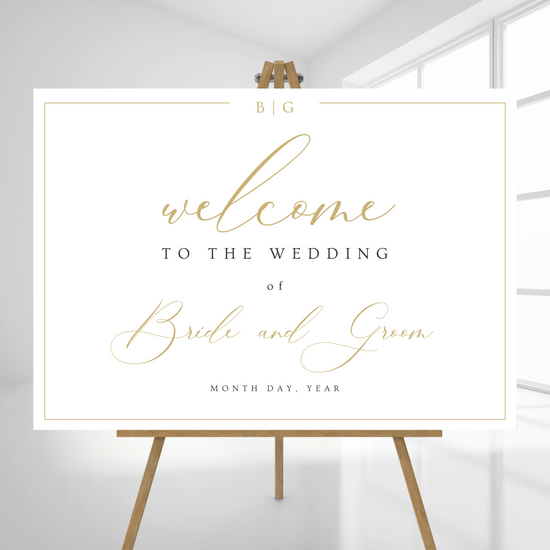 Welcome & Ceremony Sign Wedding Bundle