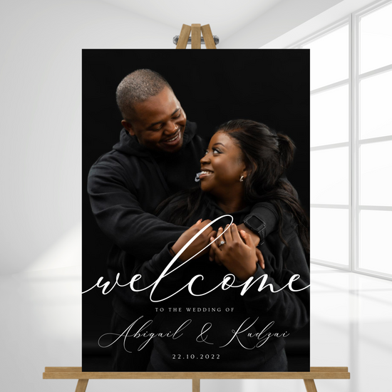 Custom Photo Welcome Sign