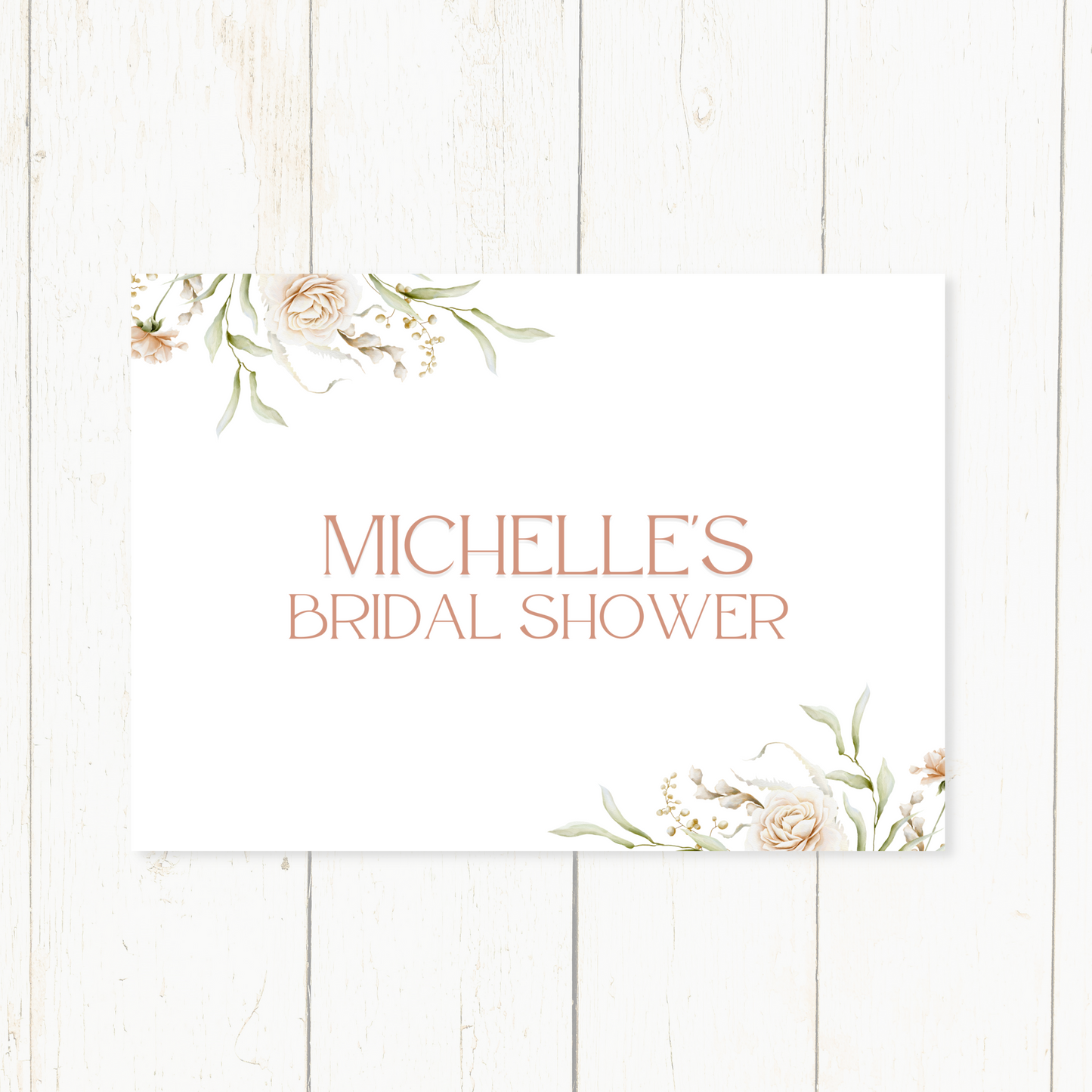 Bridal Shower Thank You Cards | Pretty'n'Pink