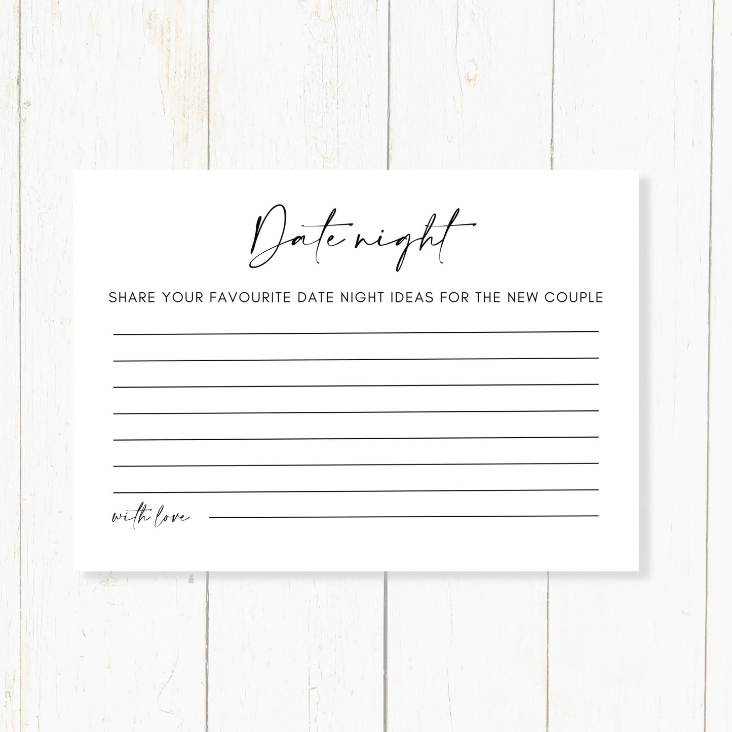 Load image into Gallery viewer, Bridal Shower Date Night Idea Cards | Pretty&amp;#39;n&amp;#39;Pink
