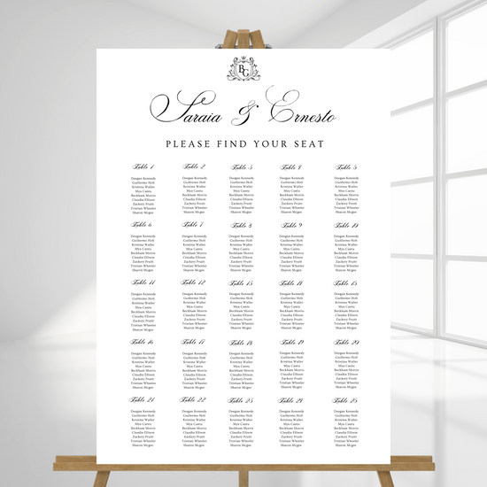 Load image into Gallery viewer, Royal Seating Plan | Table Plan

