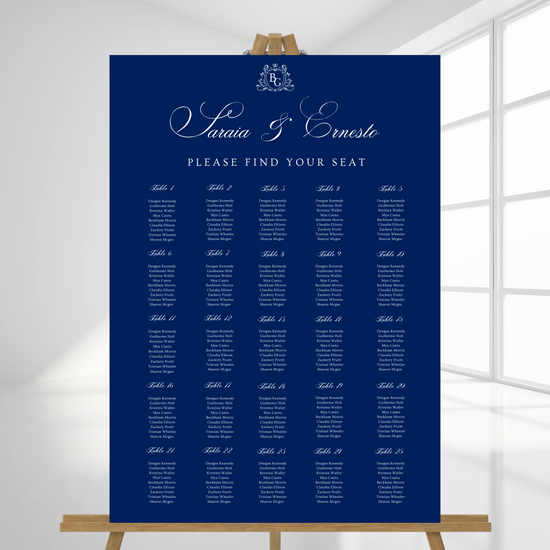 Load image into Gallery viewer, Royal Seating Plan | Table Plan
