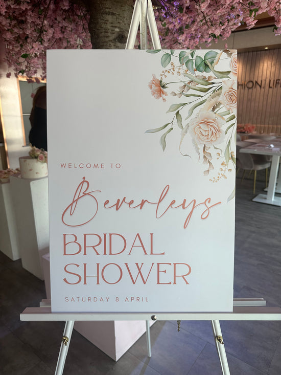 Bridal Shower Welcome Sign | Pretty 'n'Pink 3