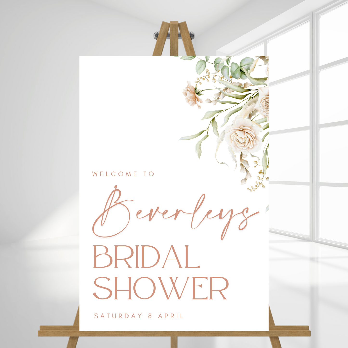 Bridal Shower Welcome Sign | Pretty 'n'Pink 3